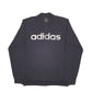 Mens Black Adidas Spellout Full Zip Jumper