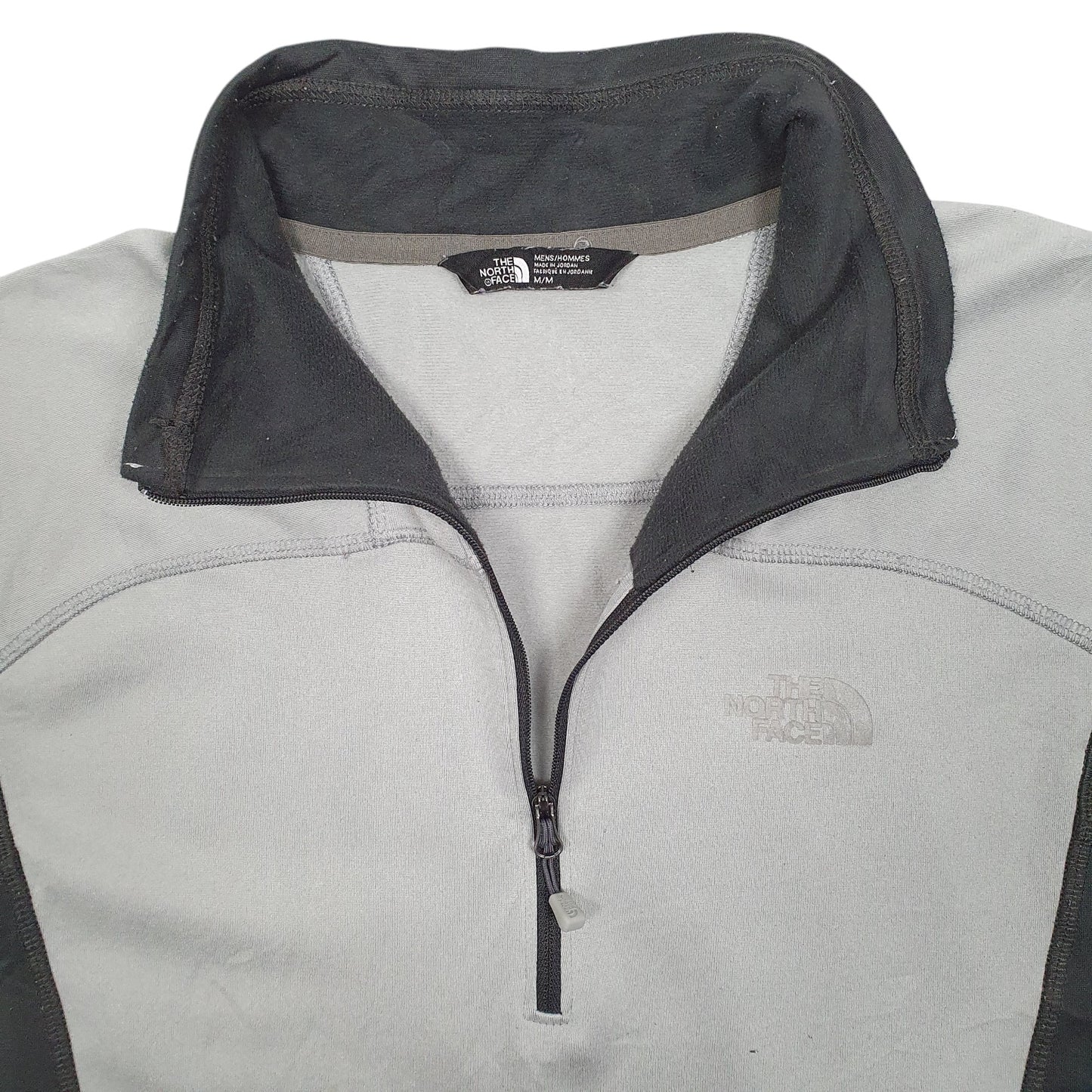 Mens Grey The North Face  Quarter Zip Jumper