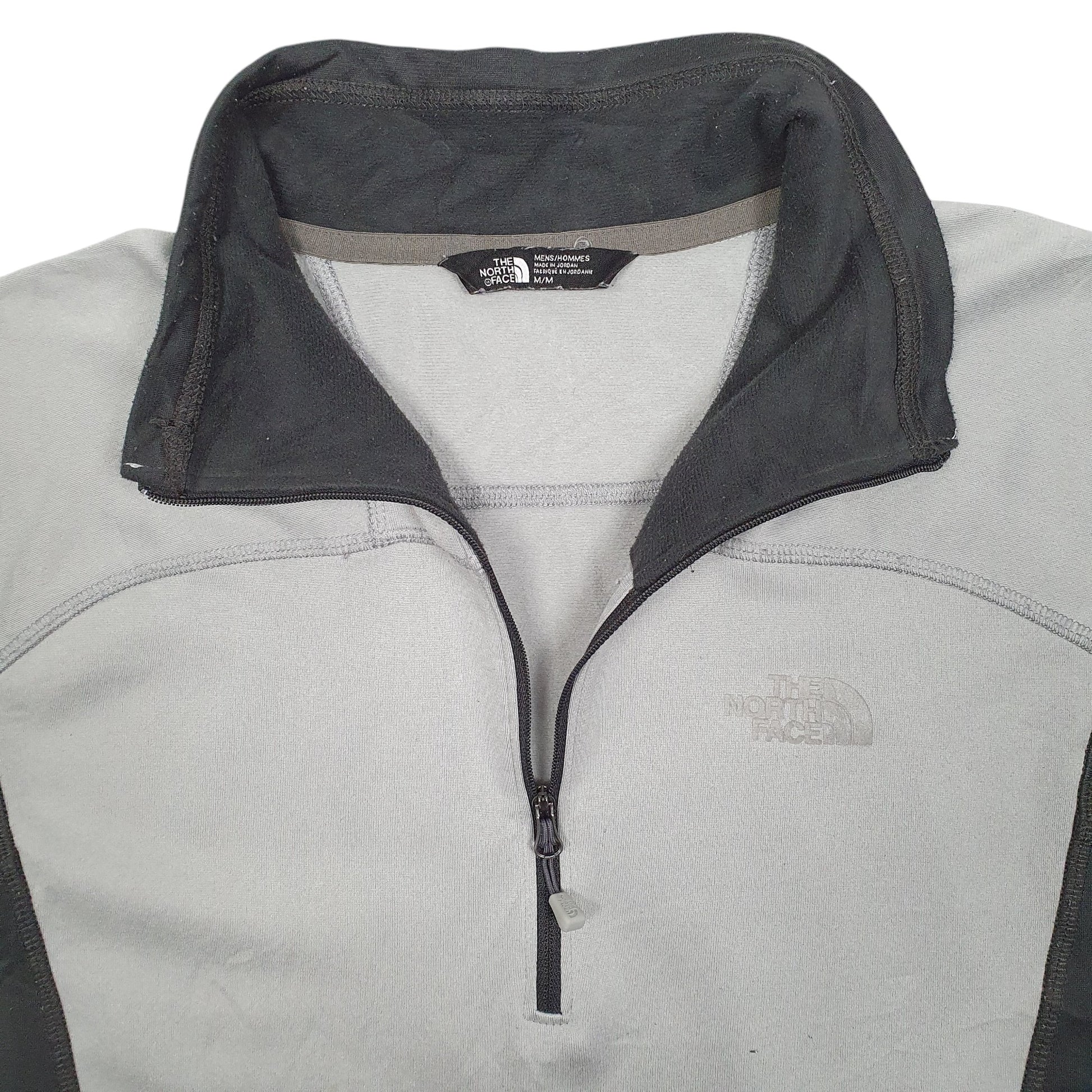 Mens Grey The North Face  Quarter Zip Jumper