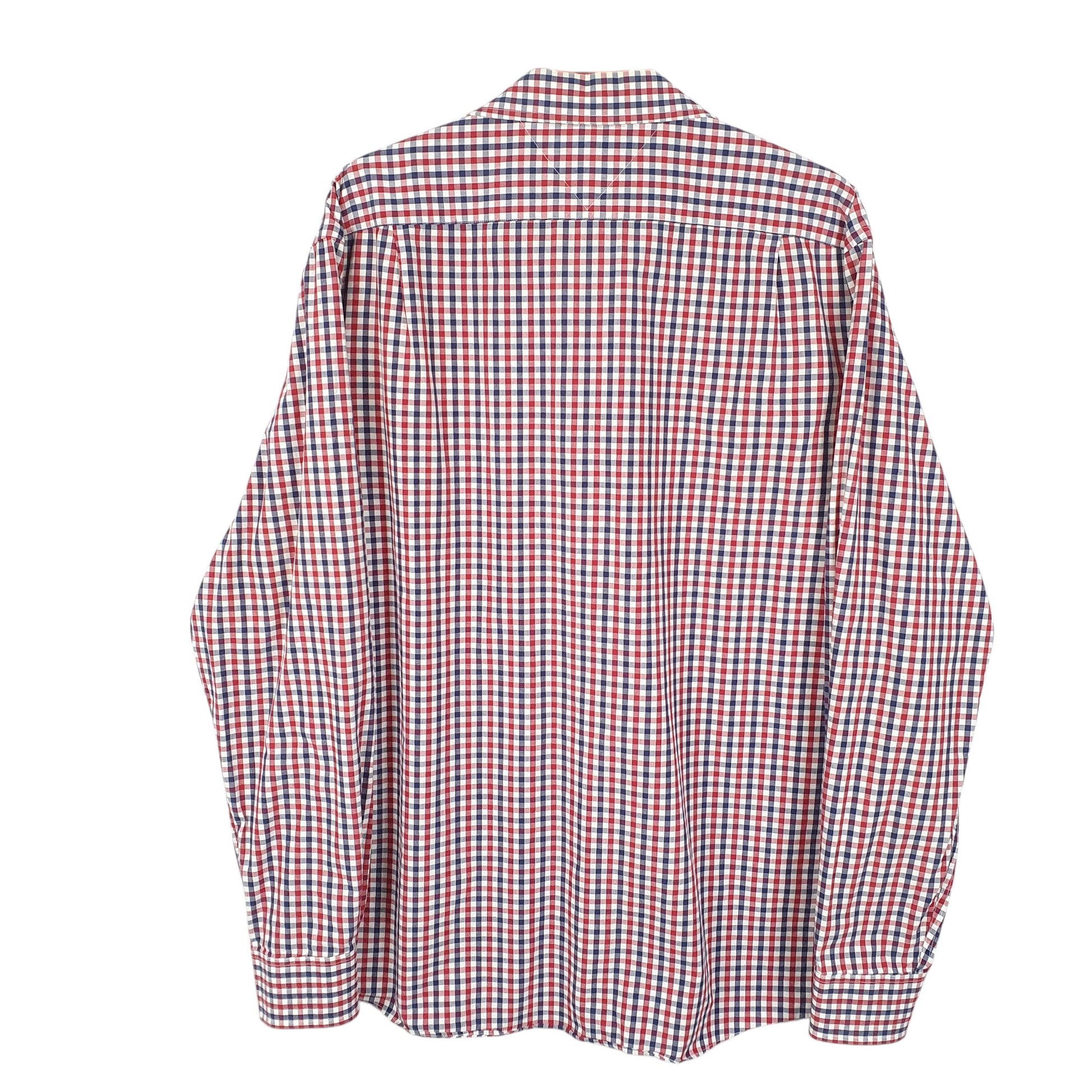 Mens Red Tommy Hilfiger  Long Sleeve Shirt