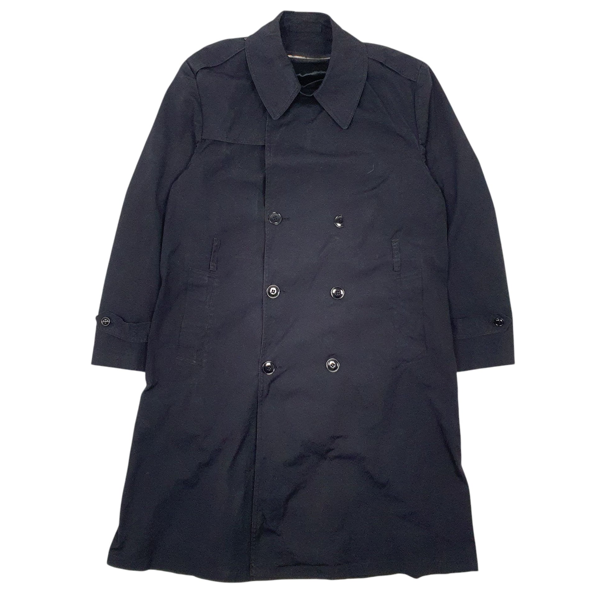 Mens Black American Apparel Military  Coat