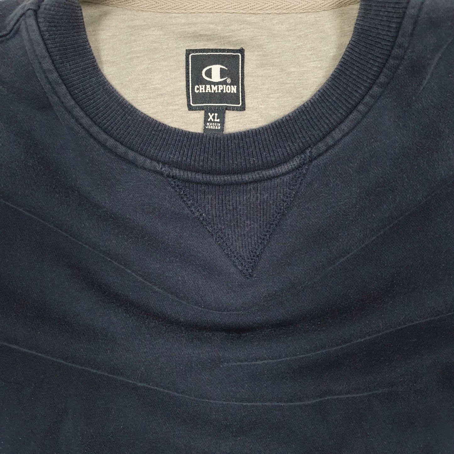 Mens Navy Champion  Crewneck Jumper