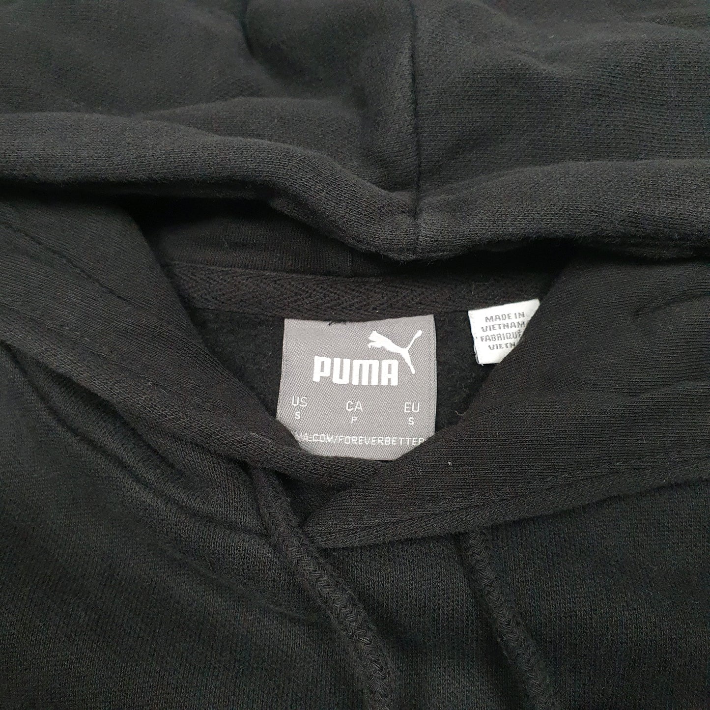 Mens Black Puma  Hoodie Jumper