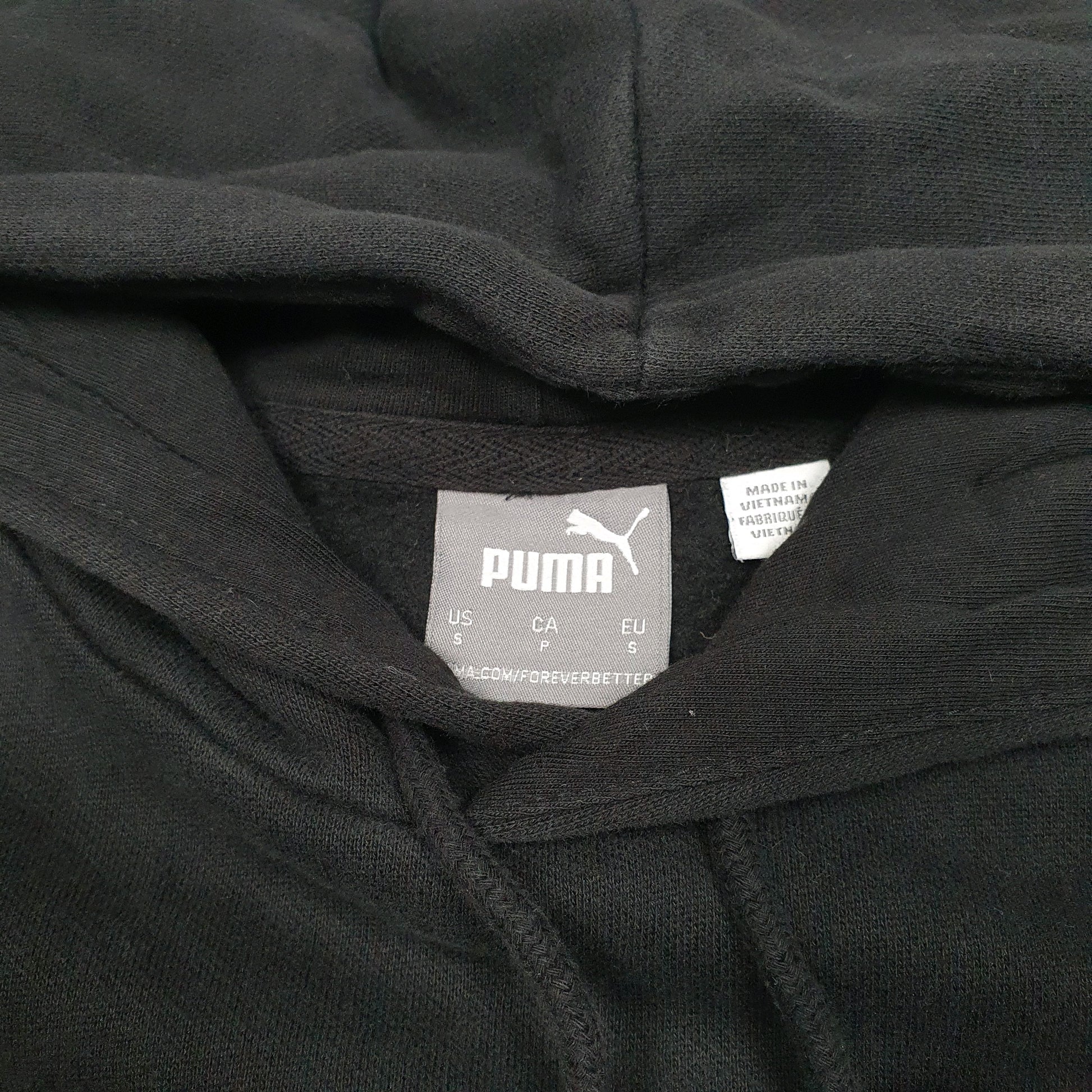 Mens Black Puma  Hoodie Jumper