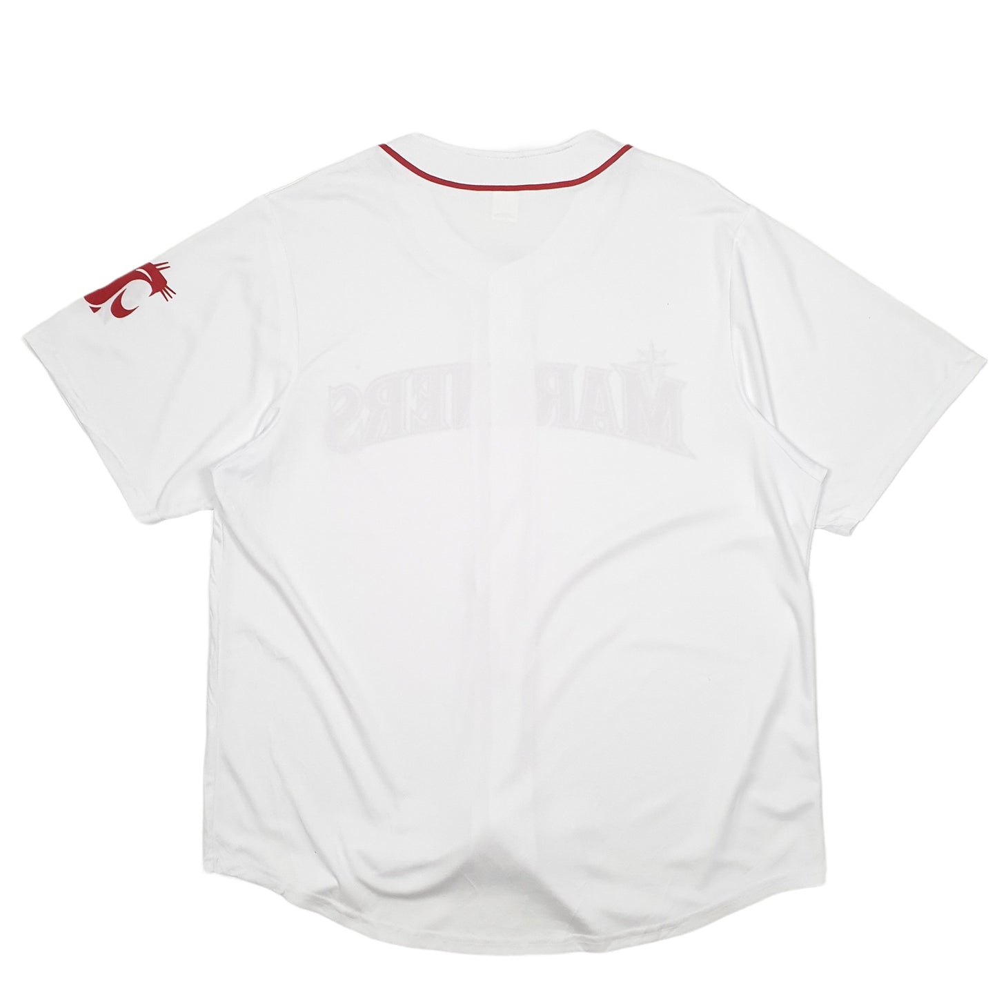 Mens White Seattle Mariners MLB Baseball Jersey Short Sleeve T Shirt