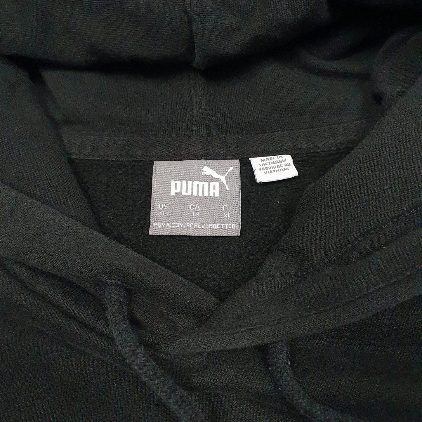 Mens Black Puma  Hoodie Jumper