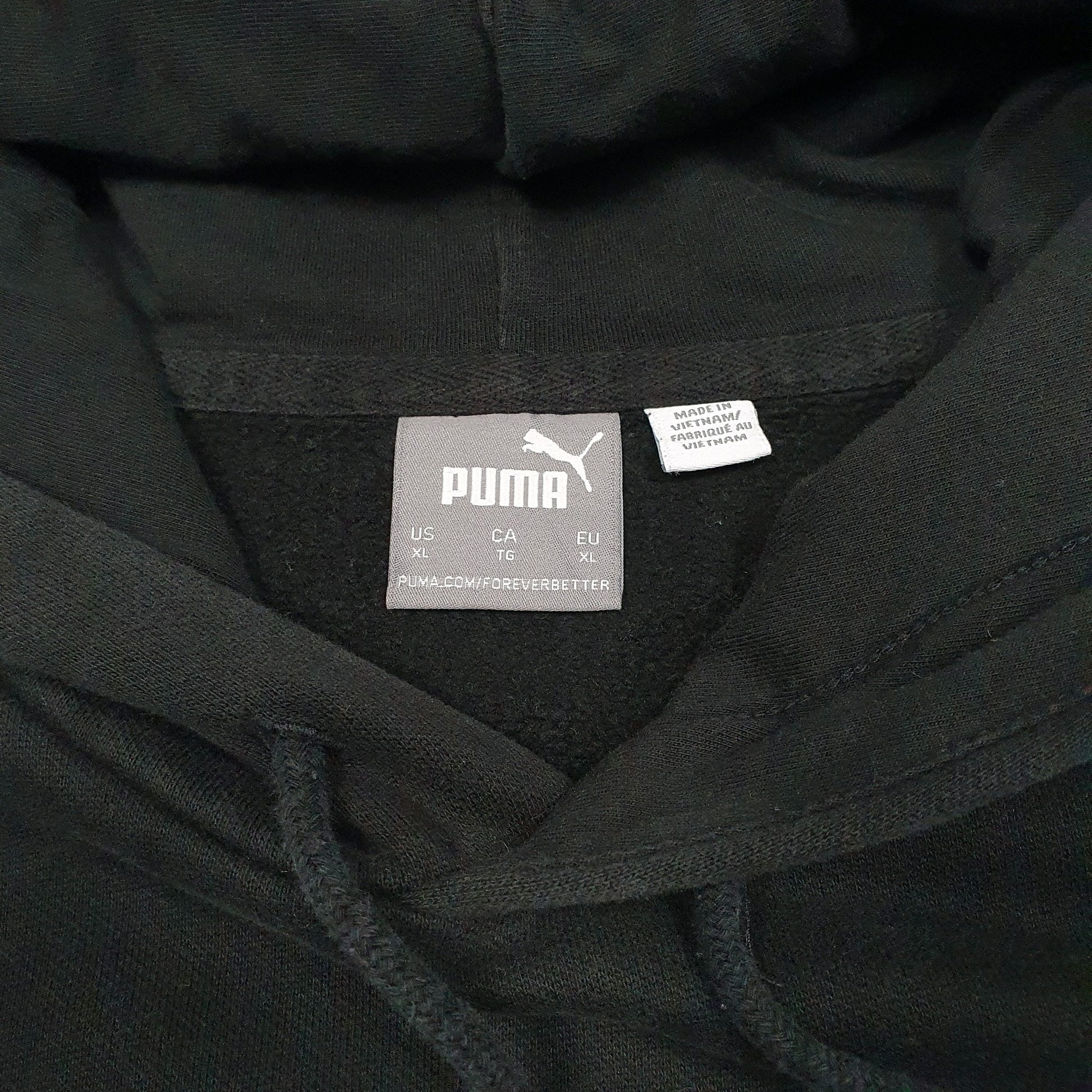 Mens Black Puma  Hoodie Jumper