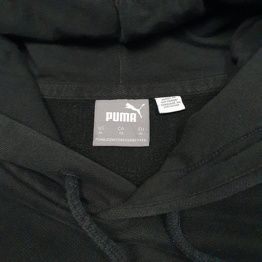 Mens Black Puma  Hoodie Jumper