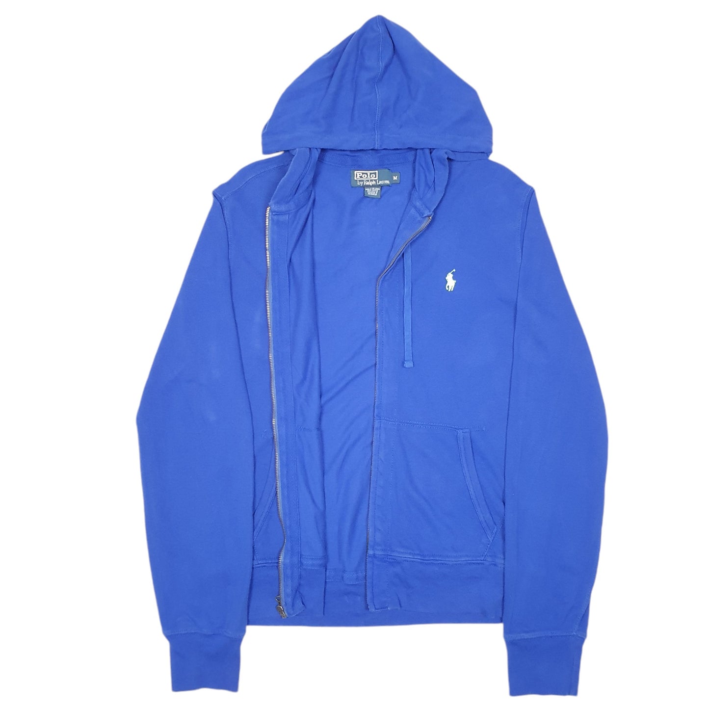 Mens Blue Polo Ralph Lauren Hoodie Full Zip Jumper