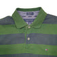 Mens Green Tommy Hilfiger  Short Sleeve Polo Shirt