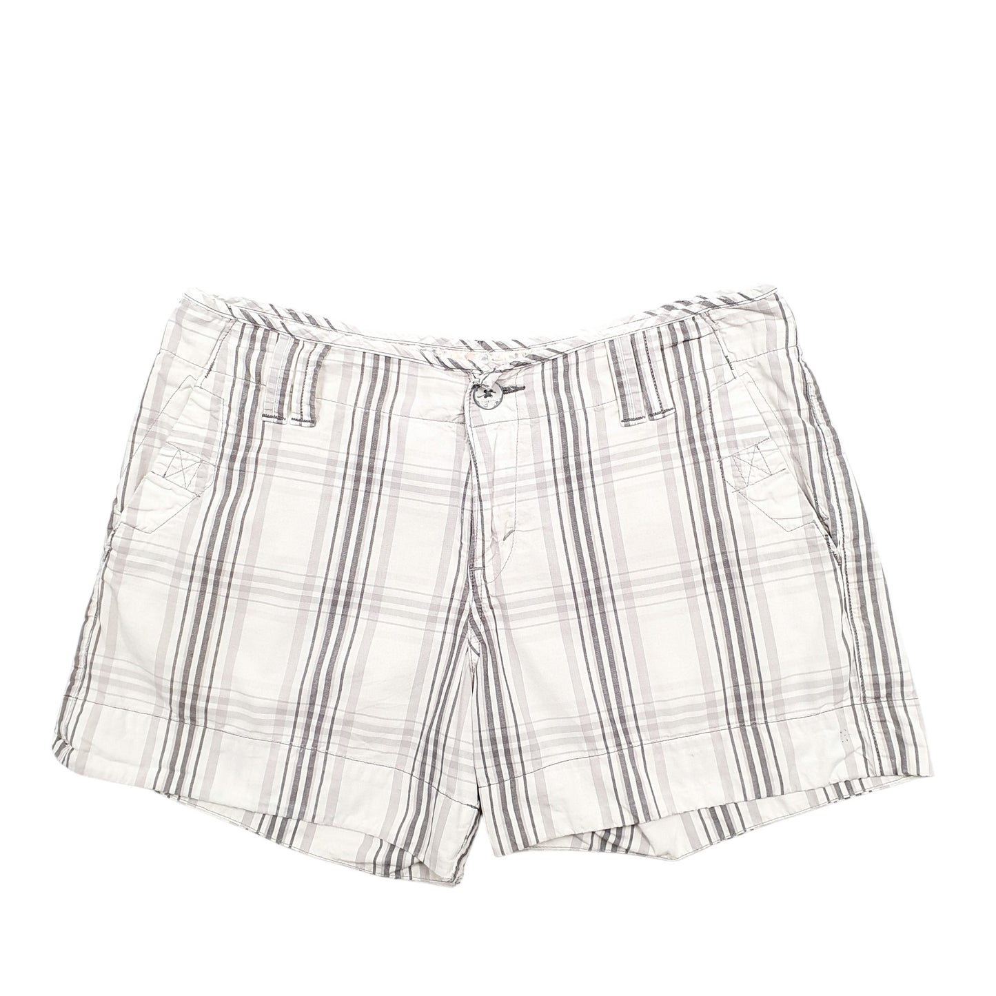 Womens Grey Levis Madras Ivy League Chino Shorts