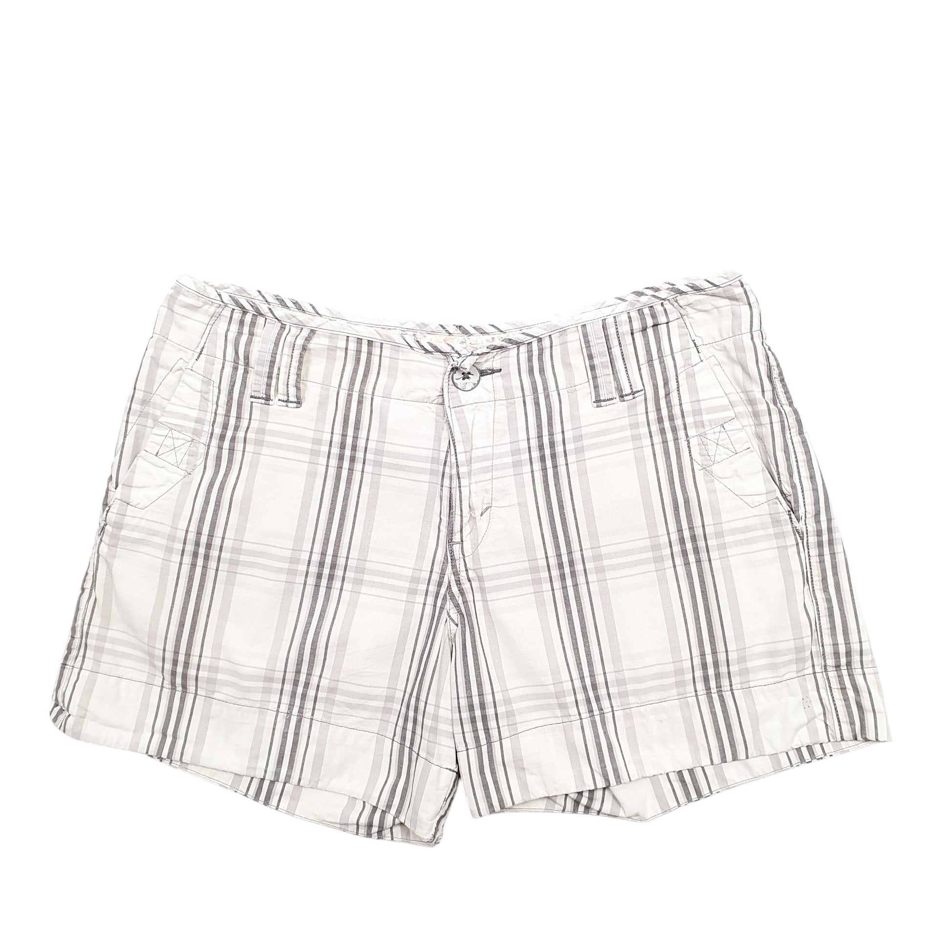 Womens Grey Levis Madras Ivy League Chino Shorts