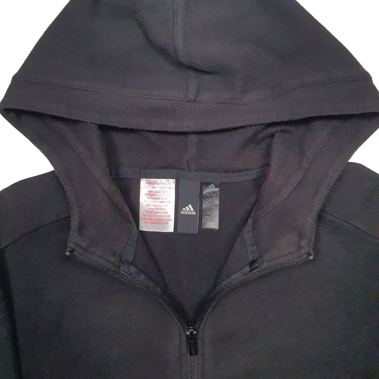 Mens Black Adidas  Hoodie Jumper