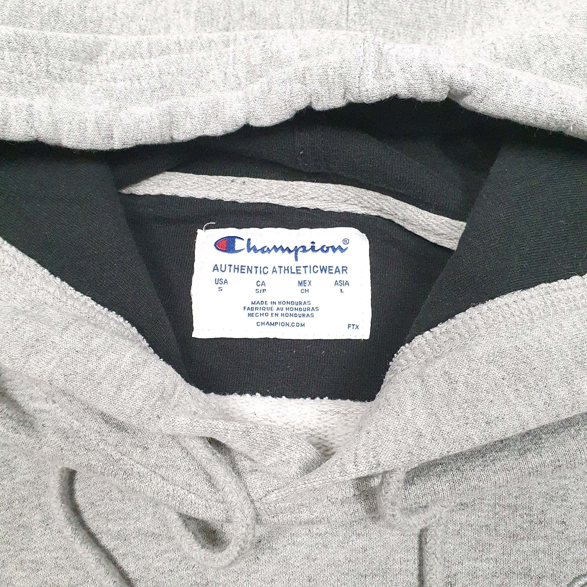 Mens Grey Champion  Hoodie Jumper