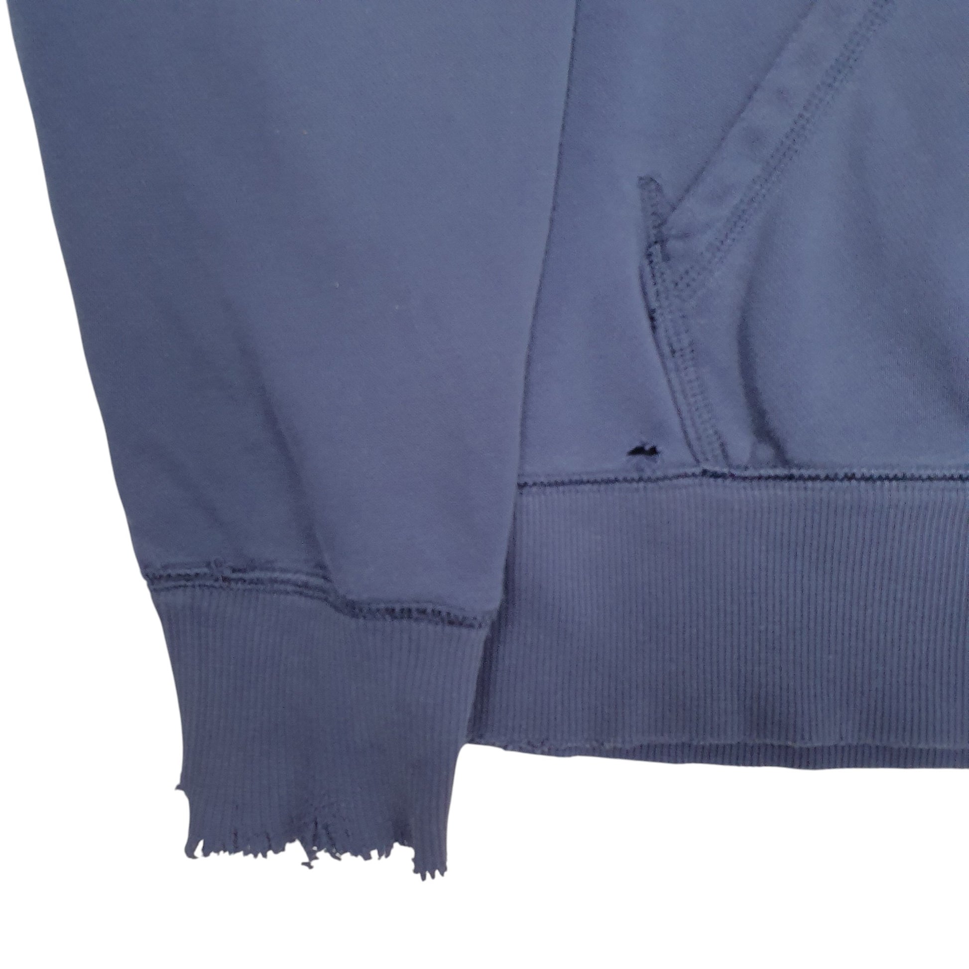 Mens Navy Nike Navy Spellout Hoodie Jumper