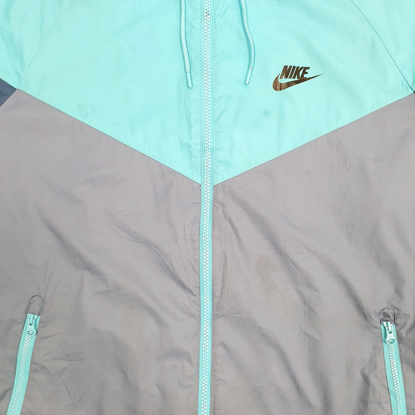 Mens Blue Nike Windrunner Track Suit Top  Coat