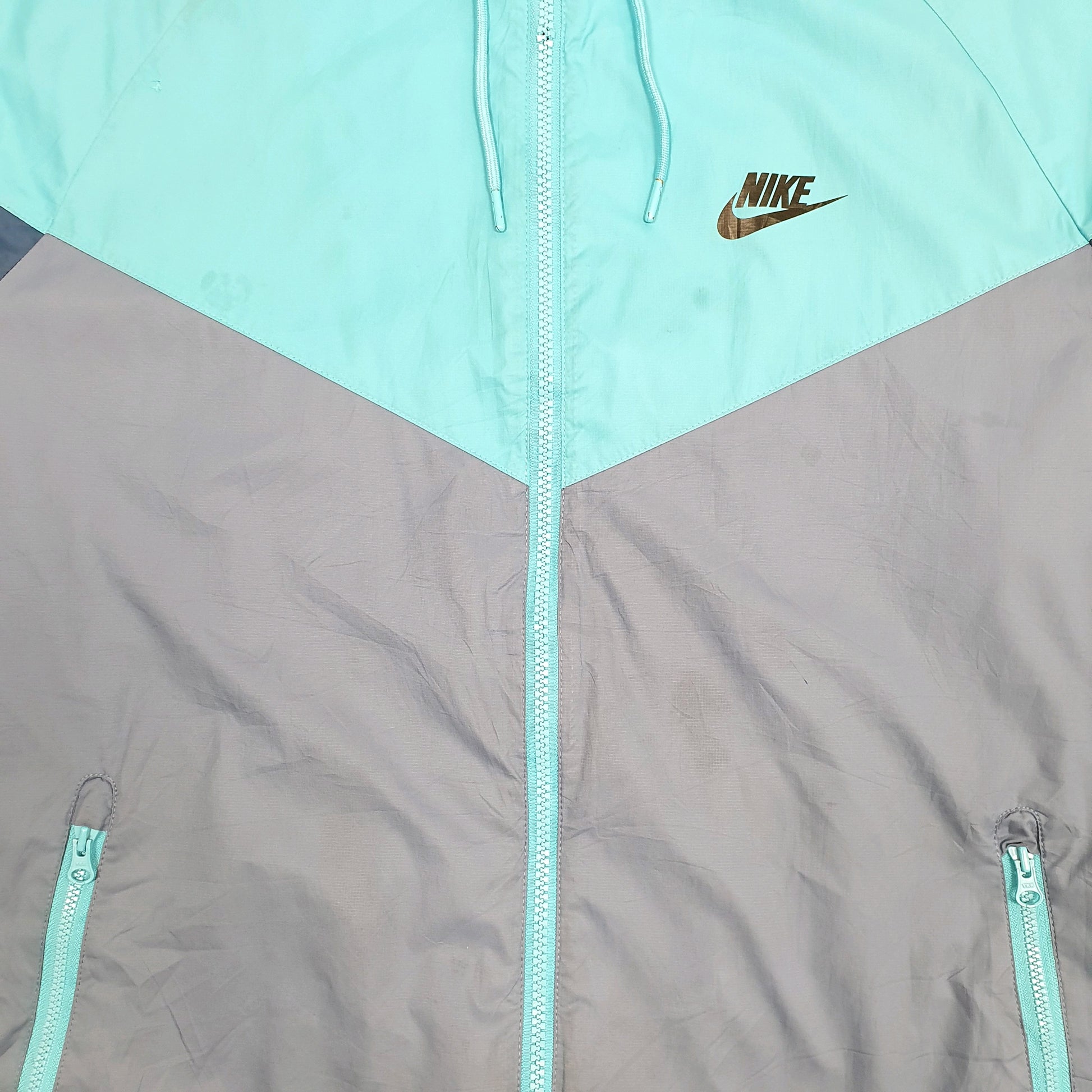 Mens Blue Nike Windrunner Track Suit Top  Coat