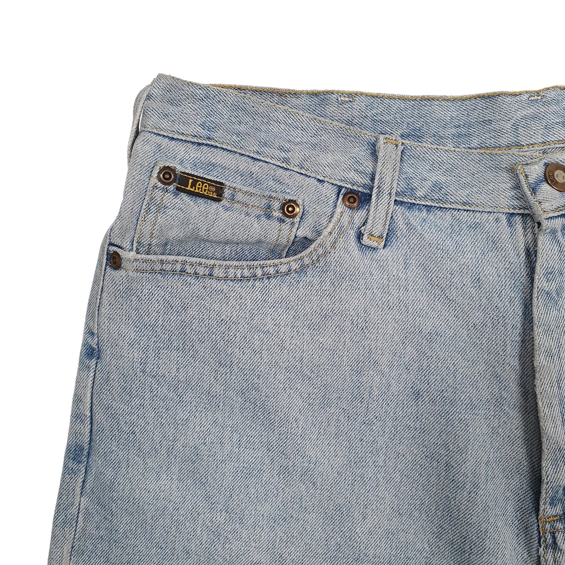 Mens Blue Lee Jorts Vintage 1990s Denim Shorts
