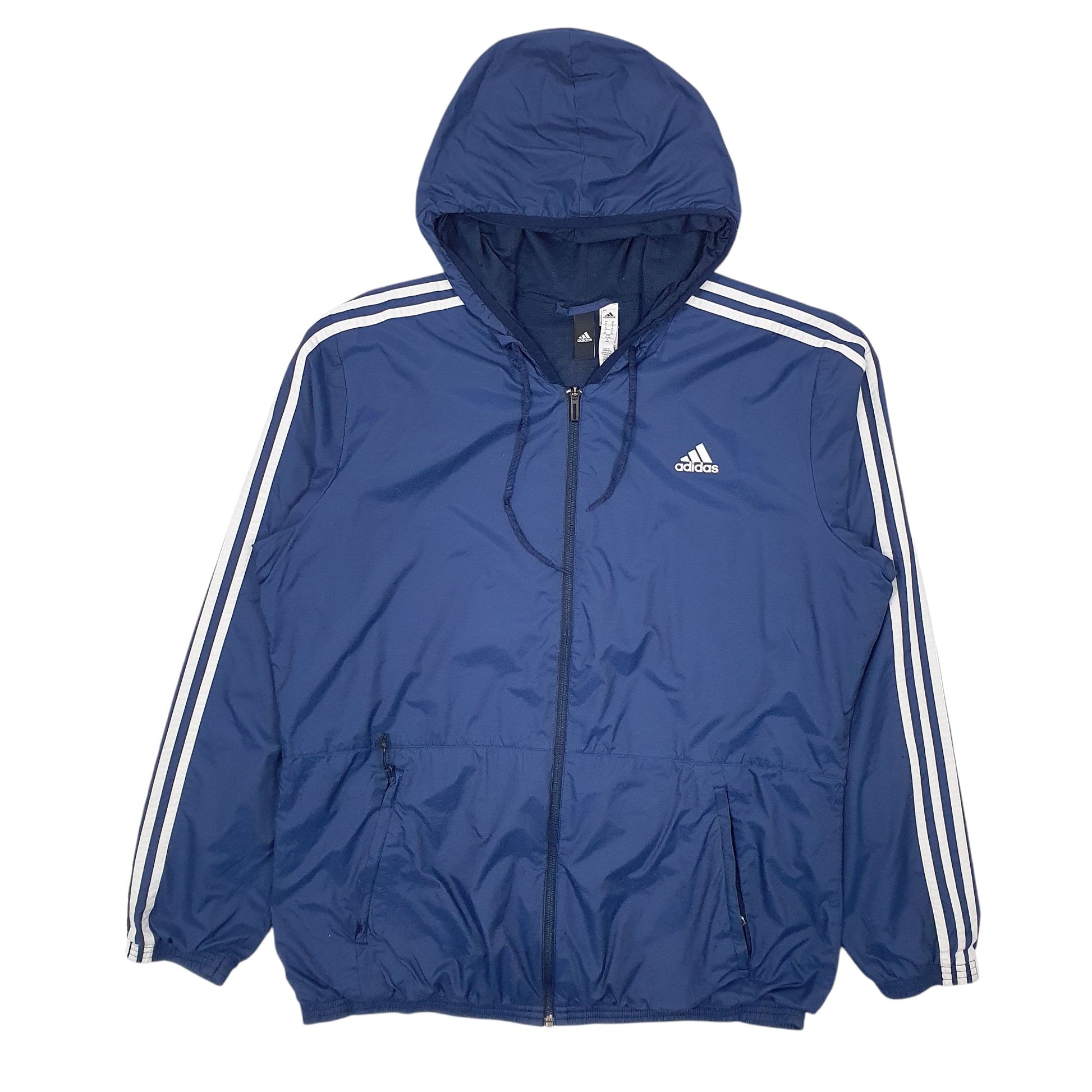 Mens Navy Adidas   Coat