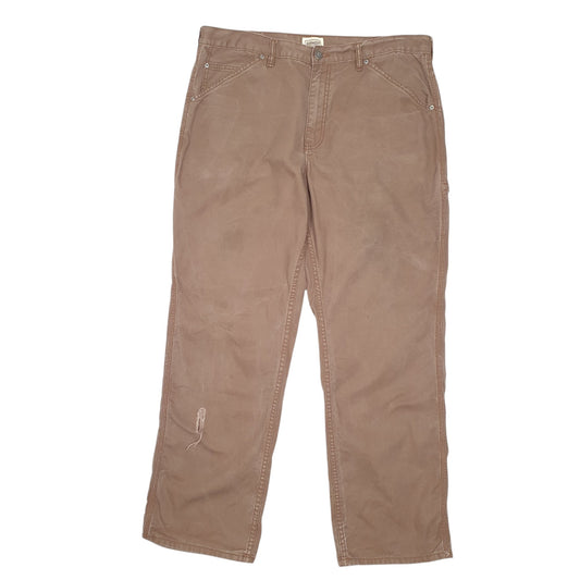 Mens Brown Schmidt Workwear Carpenter Trousers