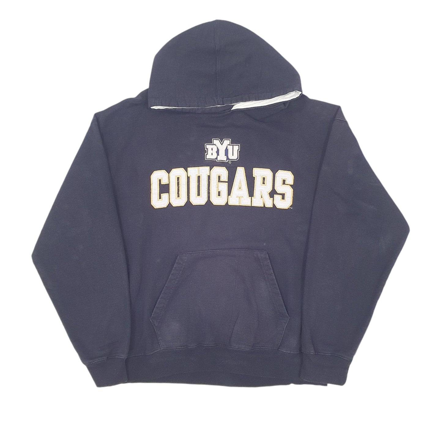 Mens Navy OVB BYU Cougars Hoodie Jumper