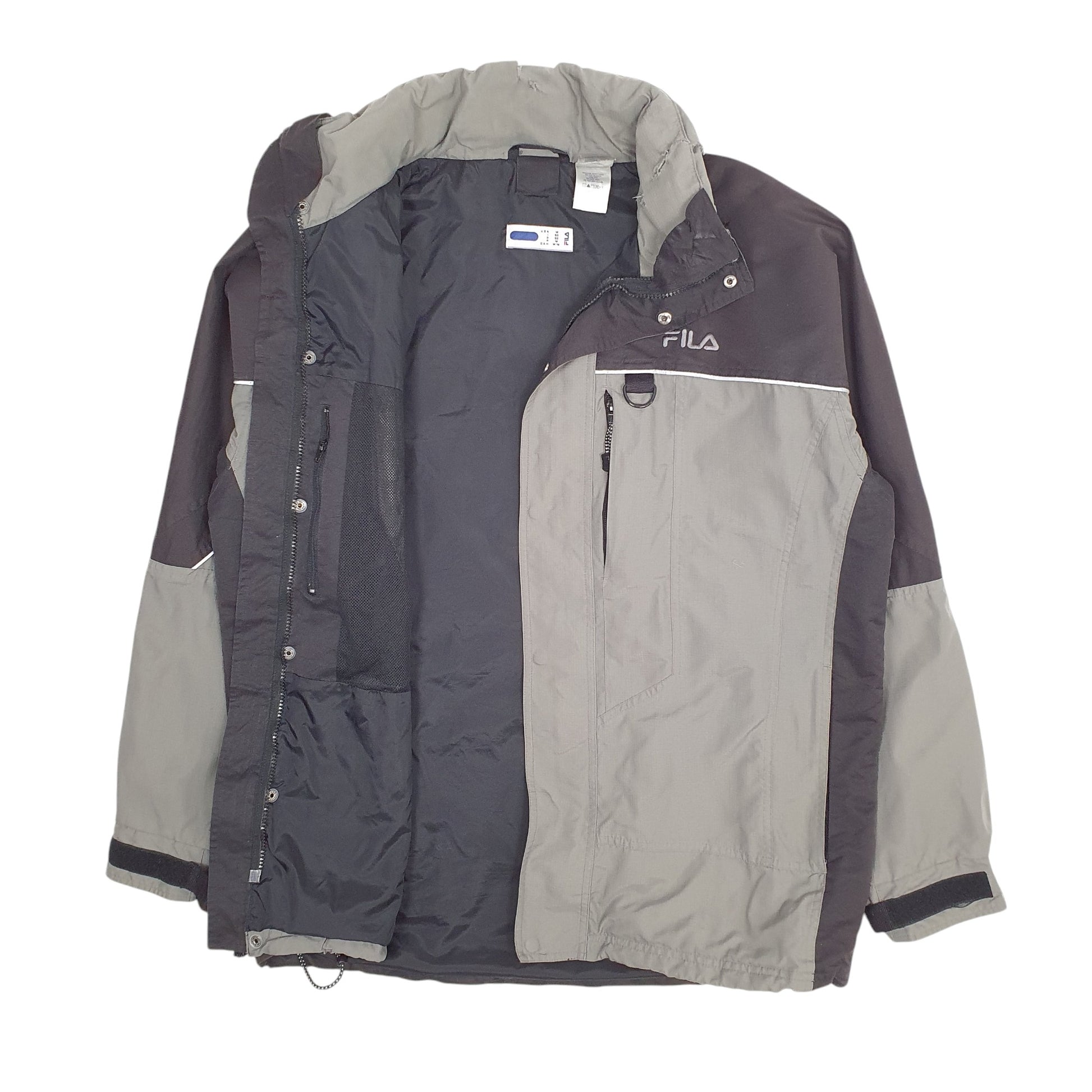 Mens Grey Fila Vintage  Coat