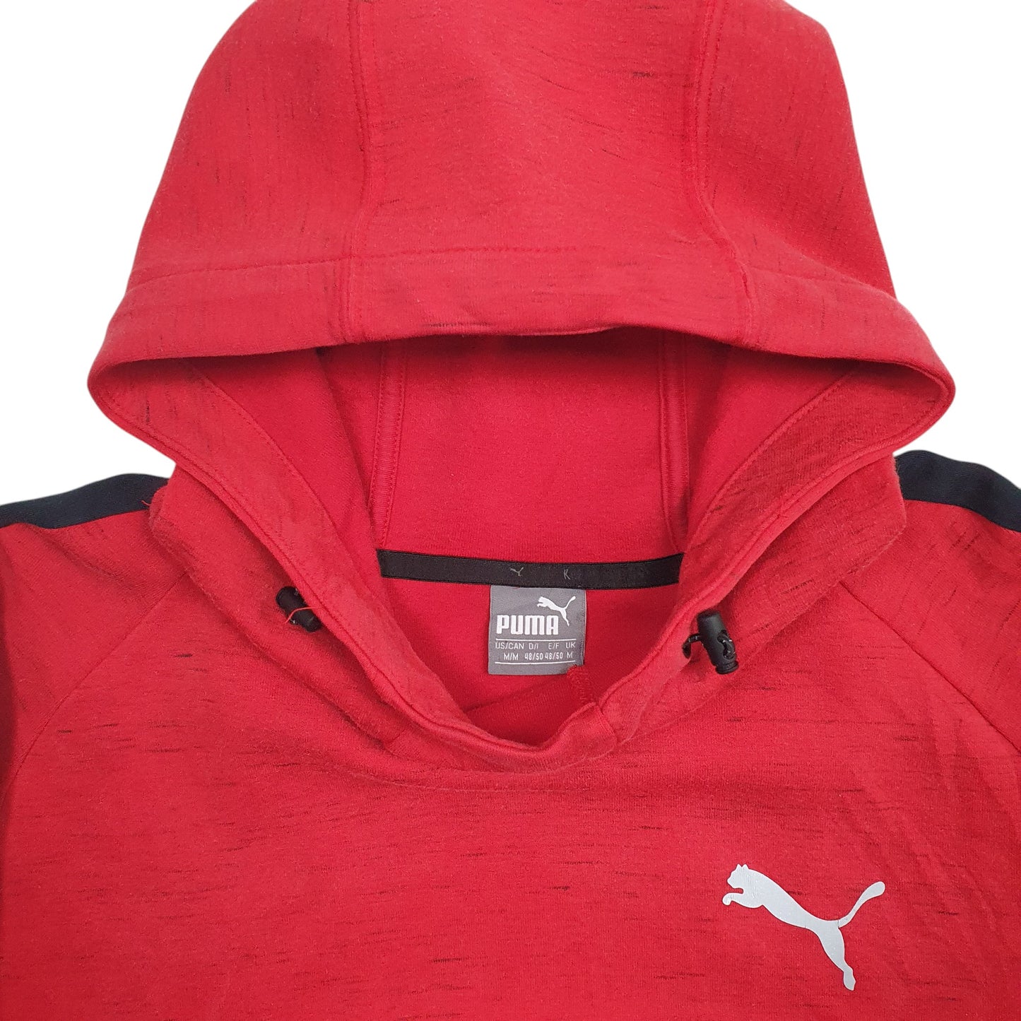 Womens Red Puma Active Hoodie Jumper