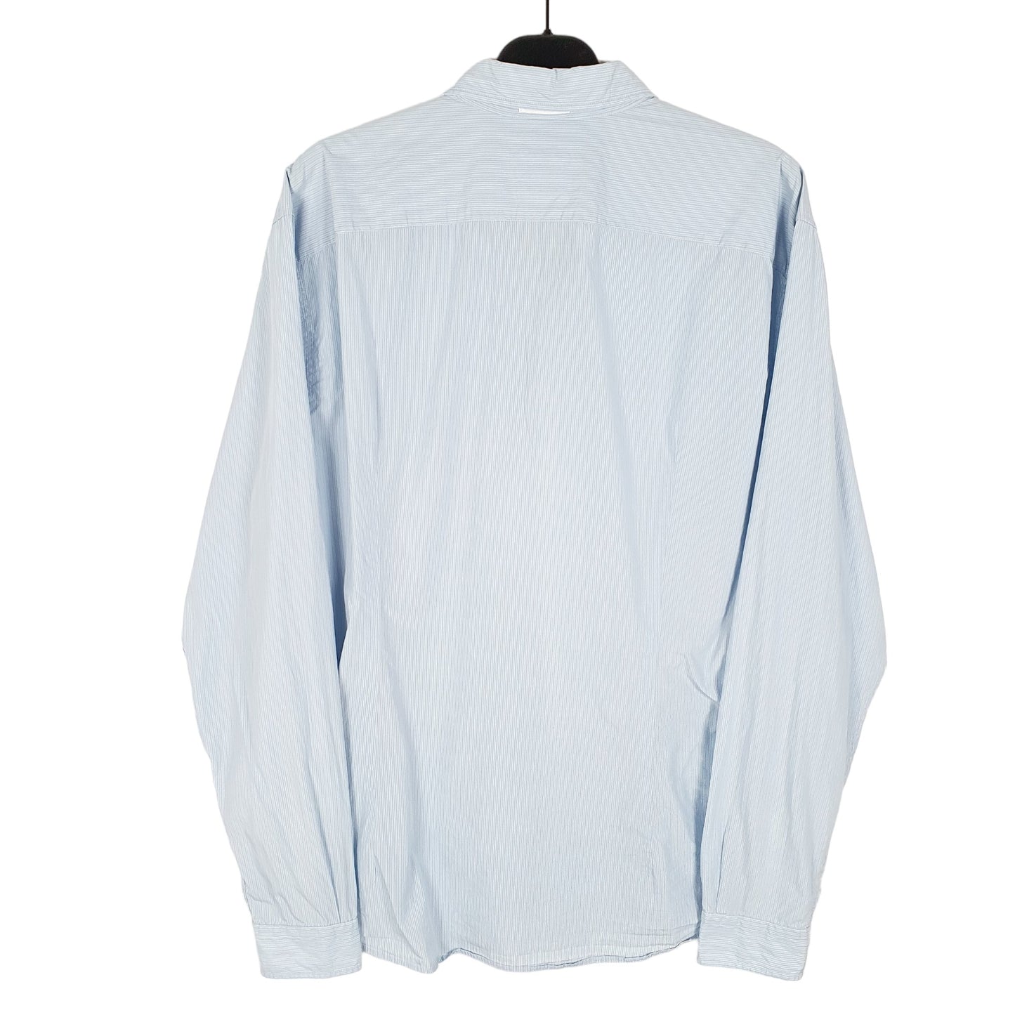 Mens Blue Lacoste Tailored Long Sleeve Shirt