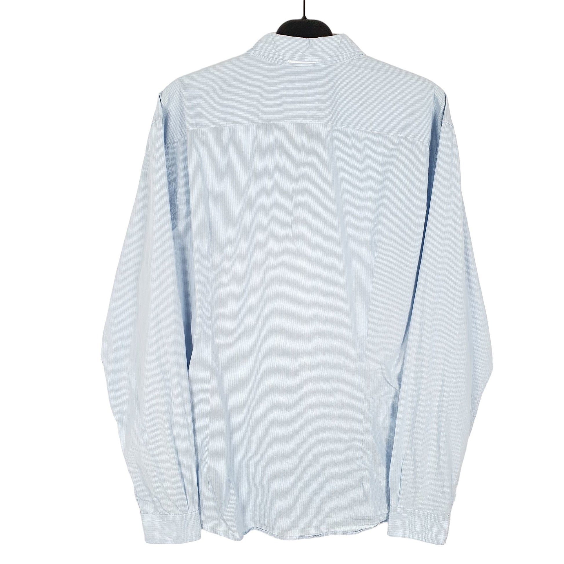 Mens Blue Lacoste Tailored Long Sleeve Shirt