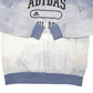 Mens White Adidas Athl Dept Spellout Hoodie Jumper