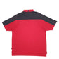Mens Red Adidas Climalite Short Sleeve Polo Shirt