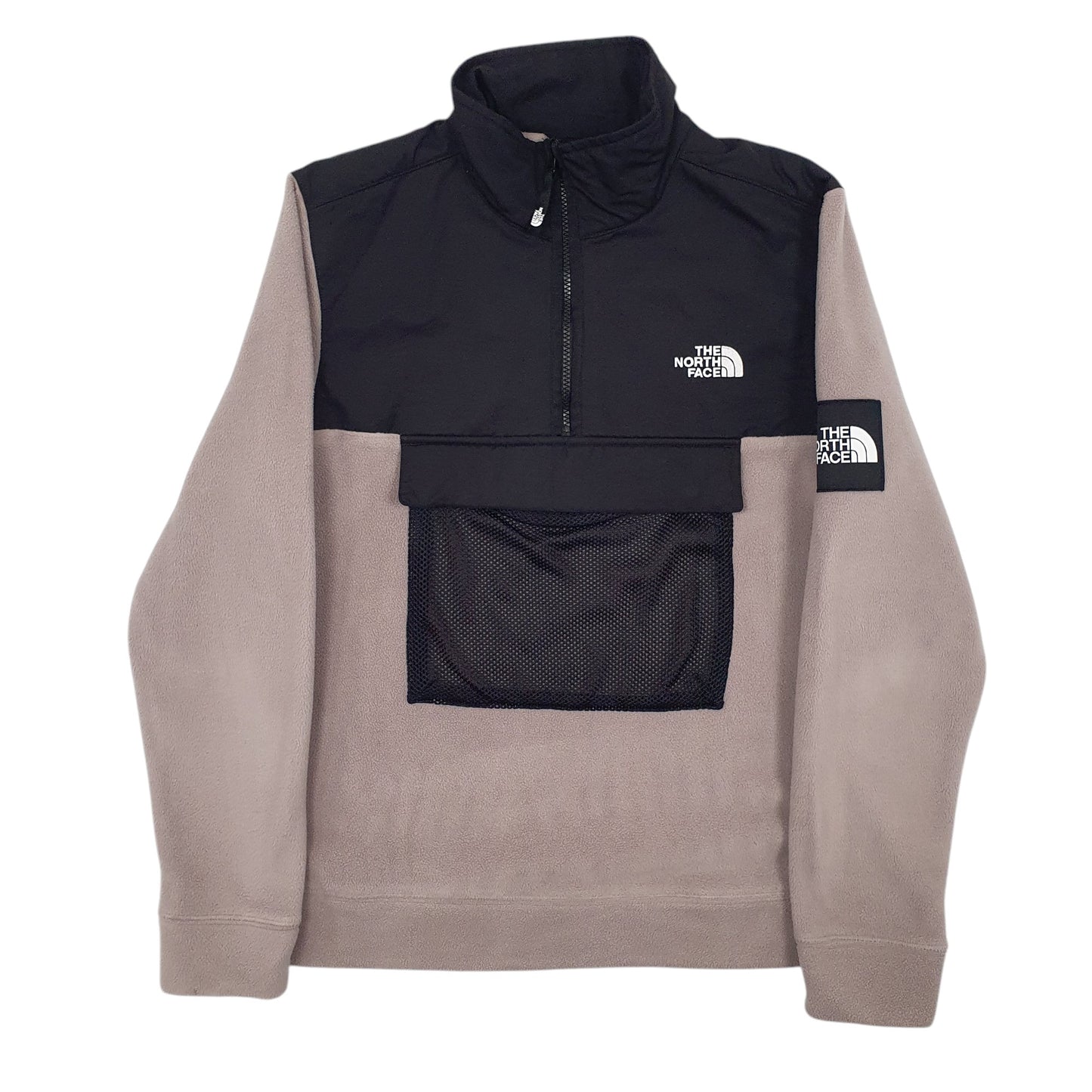 Mens Grey The North Face  Quarter Zip Jumper