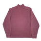 Mens Burgundy Eddie Bauer Sweater Quarter Zip Jumper