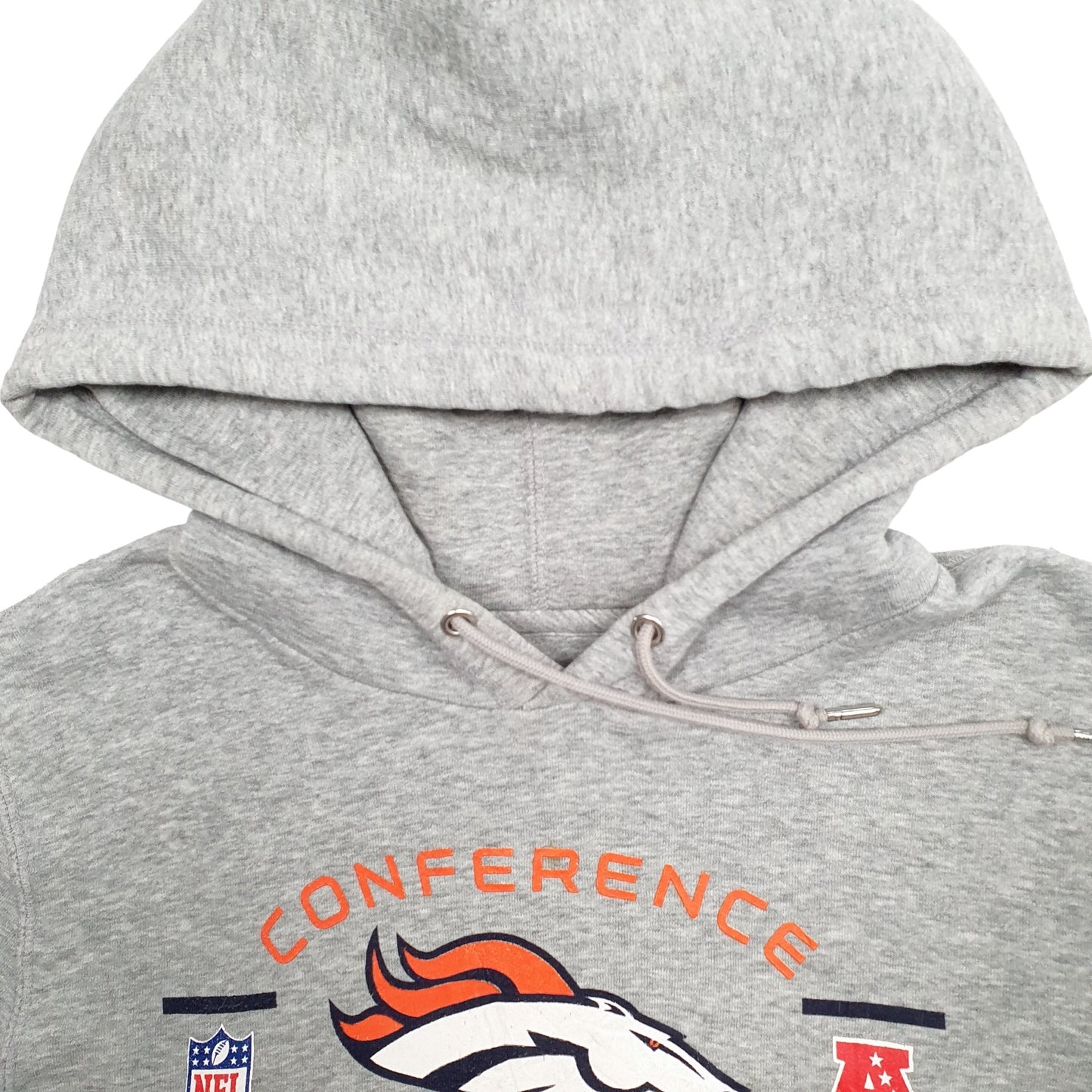 Mens Grey Nike NFL Denver Broncos Football Hoodie Jumper