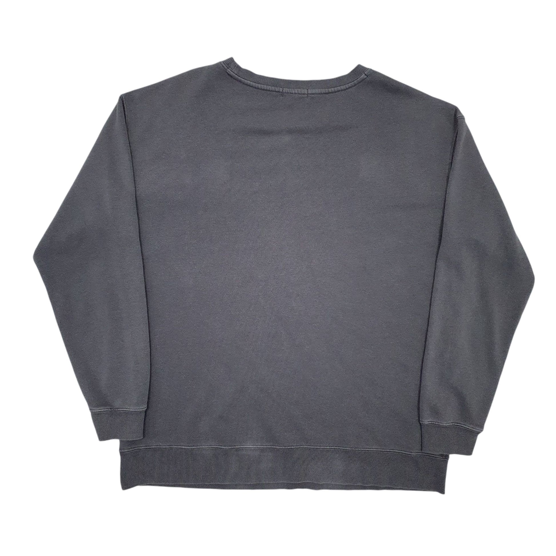 Womens Grey Hush Oversized Crewneck Jumper