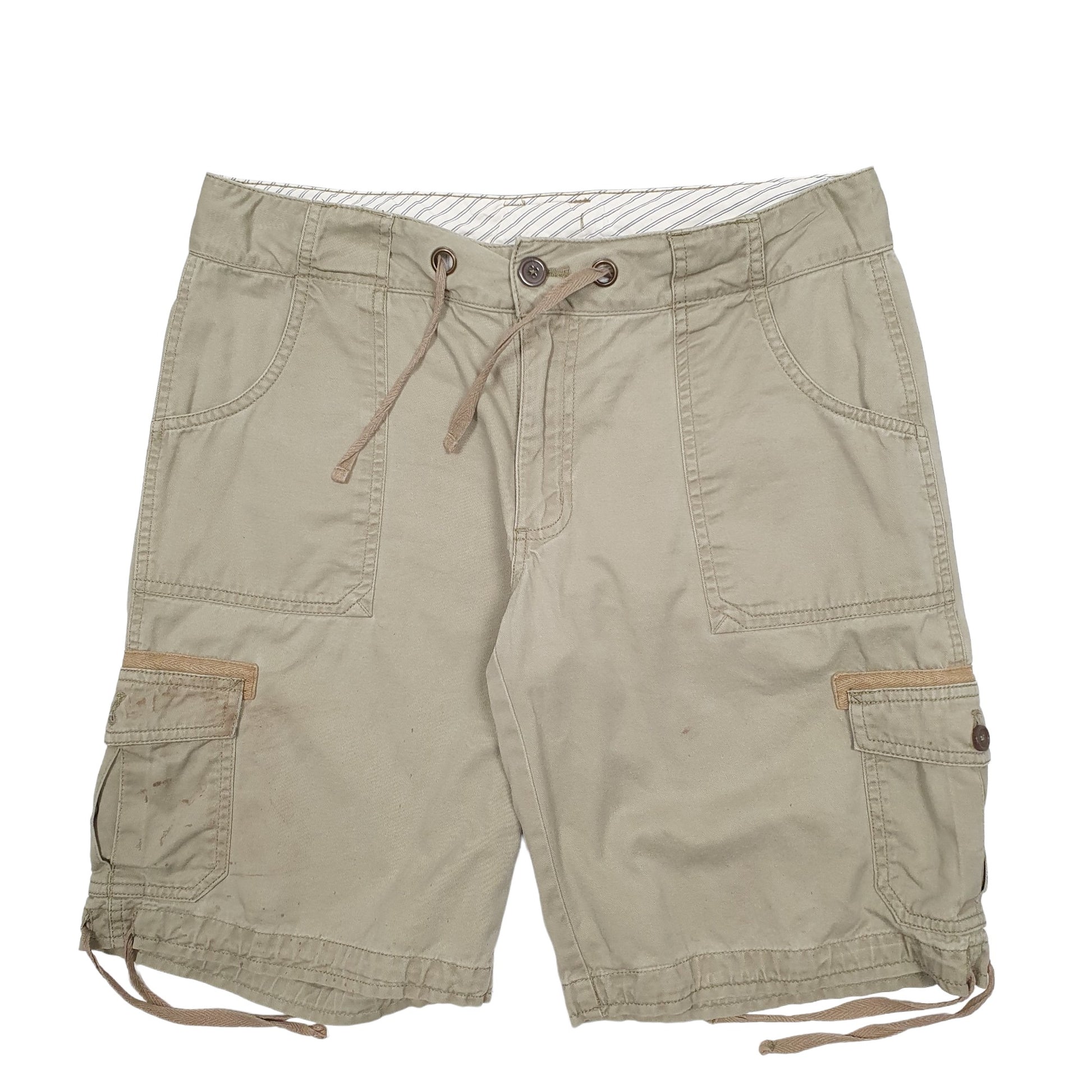 Womens Khaki Carhartt Workwear WB053 Cargo Shorts