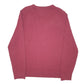 Mens Burgundy Nautica Knit V Neck Jumper