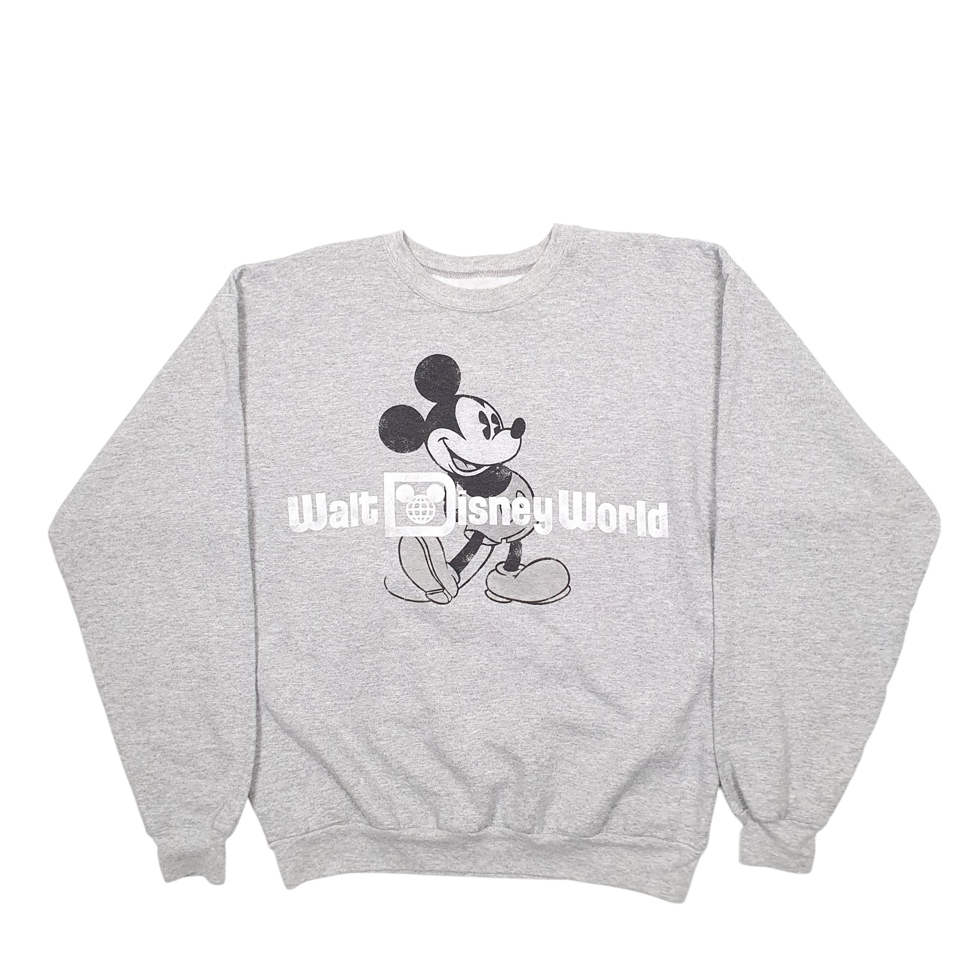 Womens Grey Disney Mickey Mouse Crewneck Jumper