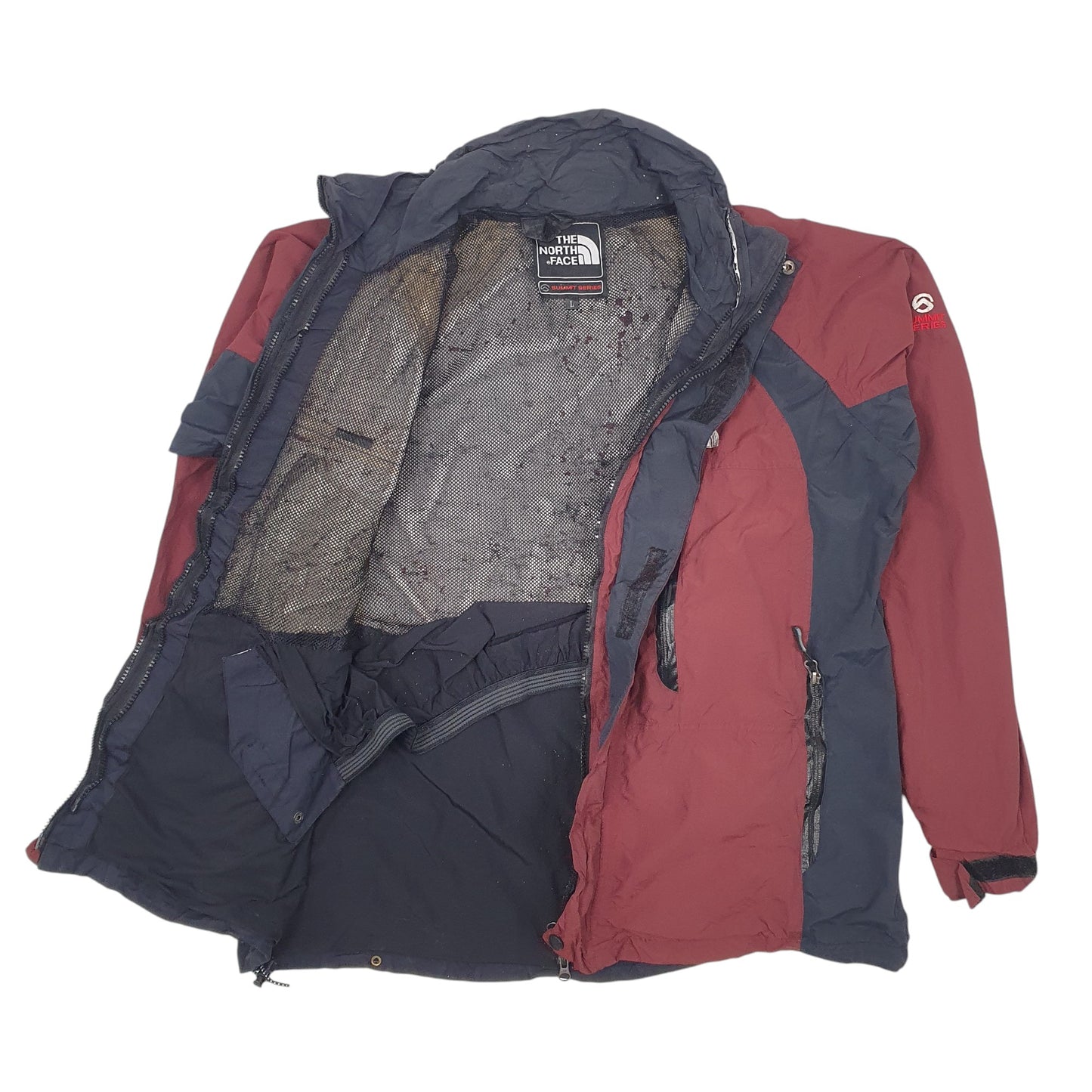 Mens Burgundy The North Face Gore-Tex Summit Series  Coat