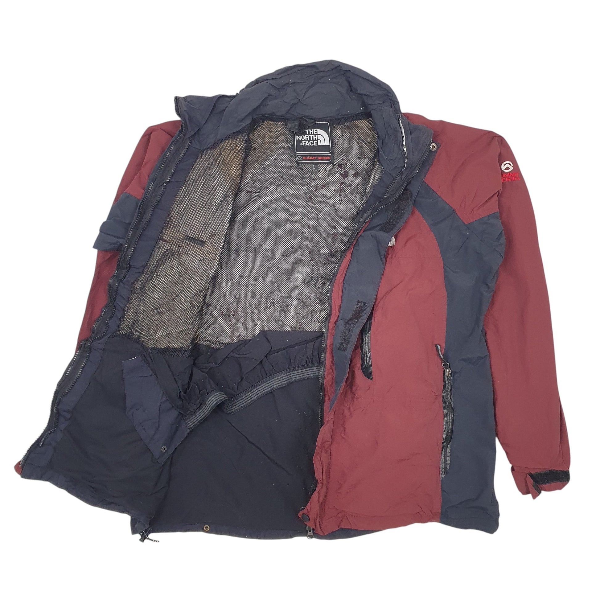 Mens Burgundy The North Face Gore-Tex Summit Series  Coat