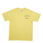 Mens Yellow Hanes Single Stitch Vintage 90s Happy Days Are Here Again Short Sleeve T Shirt