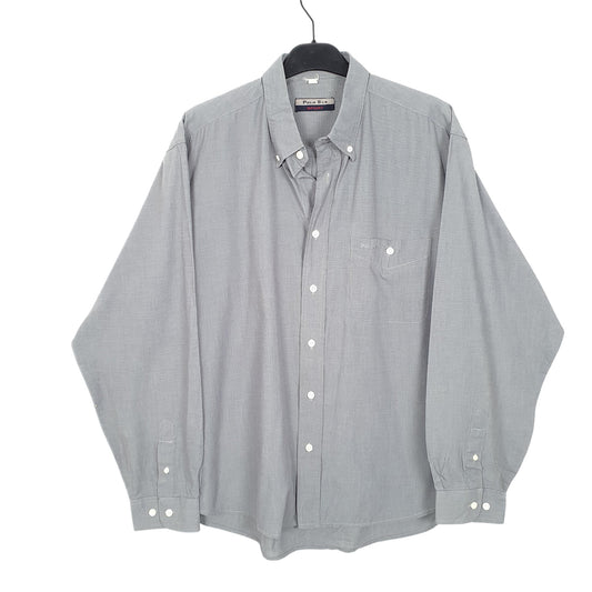 Mens Grey Polo Sur Sport Long Sleeve Shirt