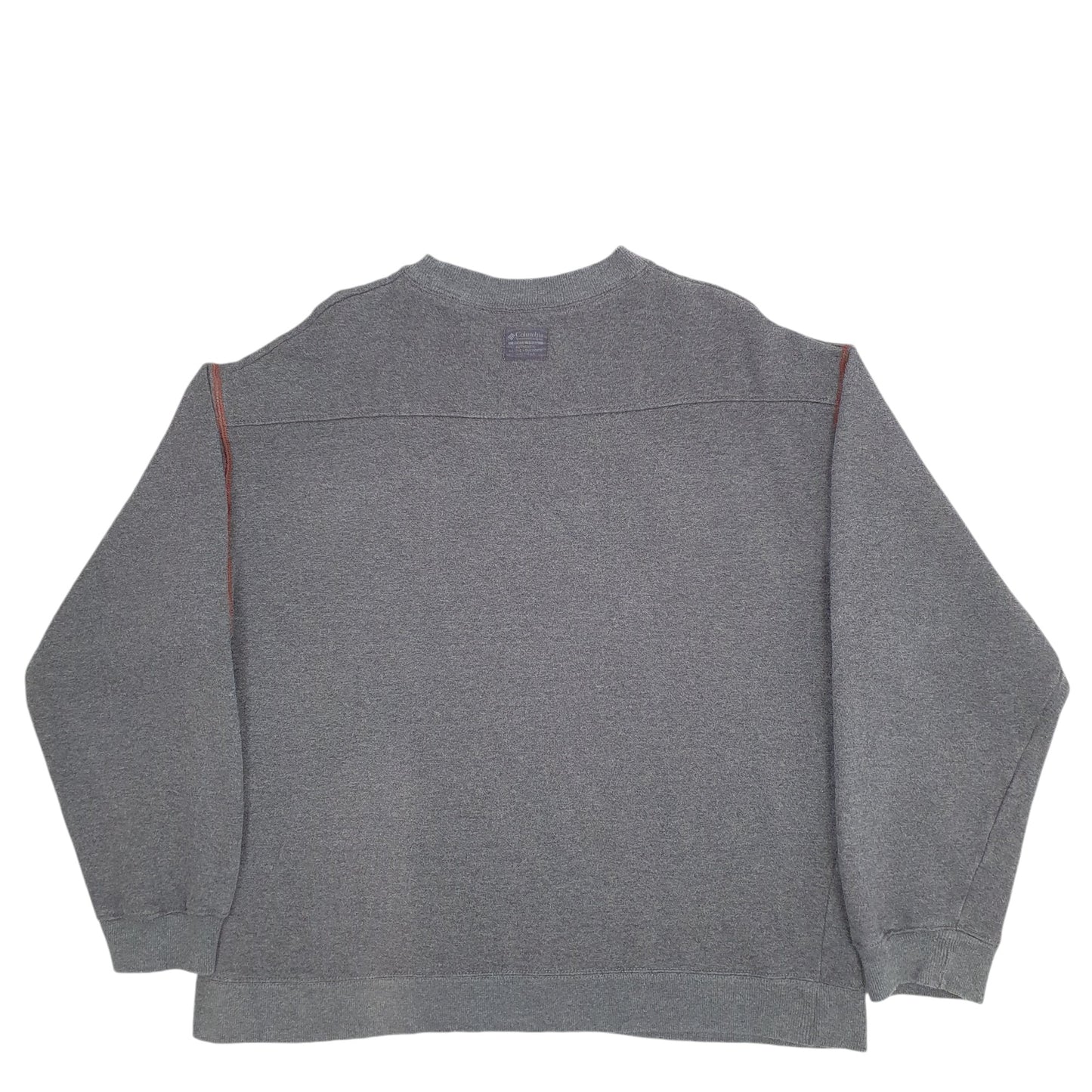 Mens Grey Columbia  Crewneck Jumper