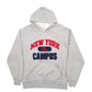 Mens Grey Wow New York USA College Hoodie Jumper