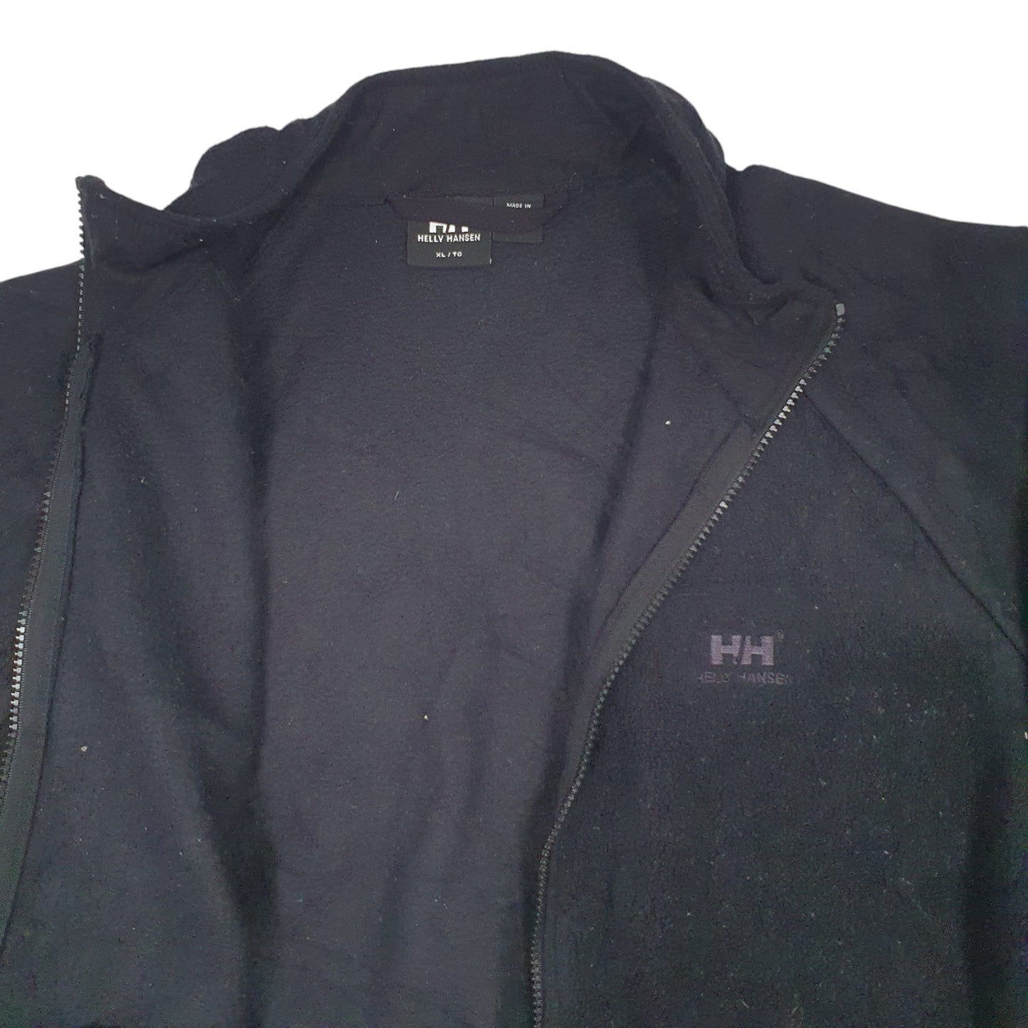 Womens Black Hello Hansen  Full Zip Jumper