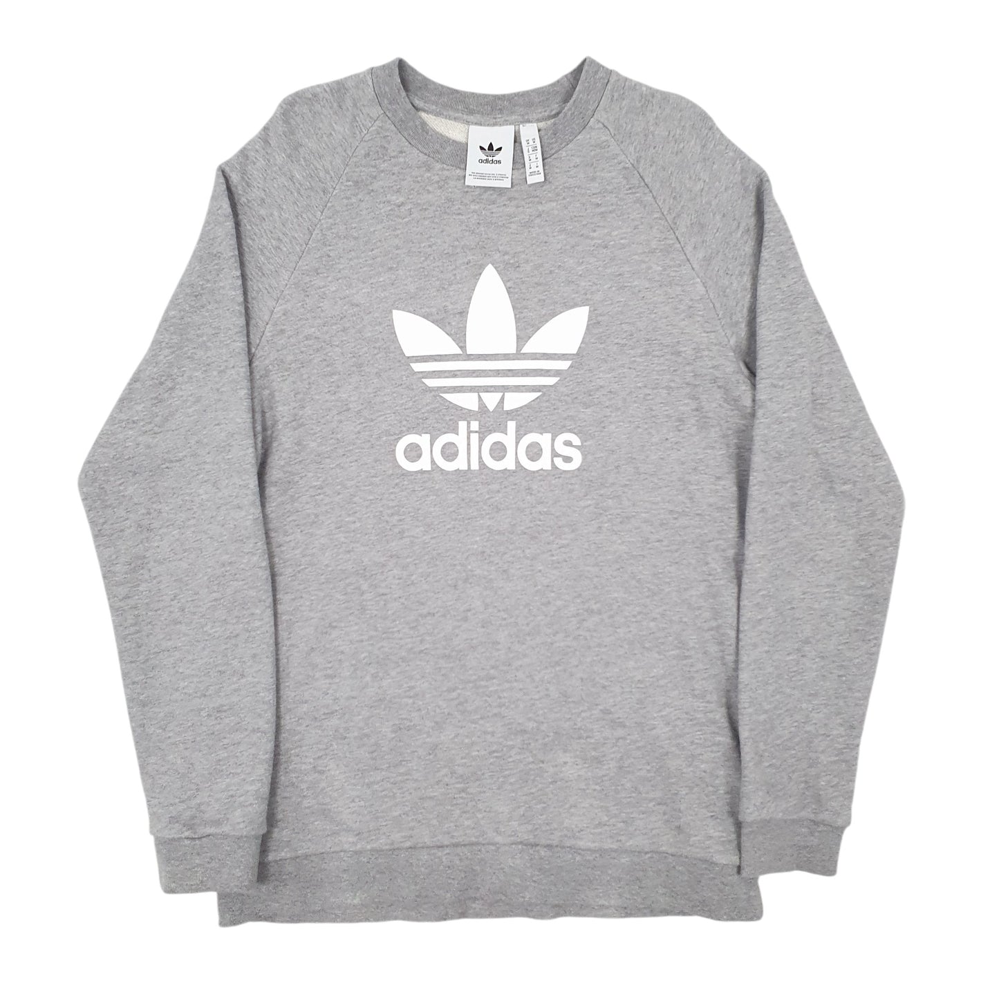 Mens Grey Adidas  Crewneck Jumper