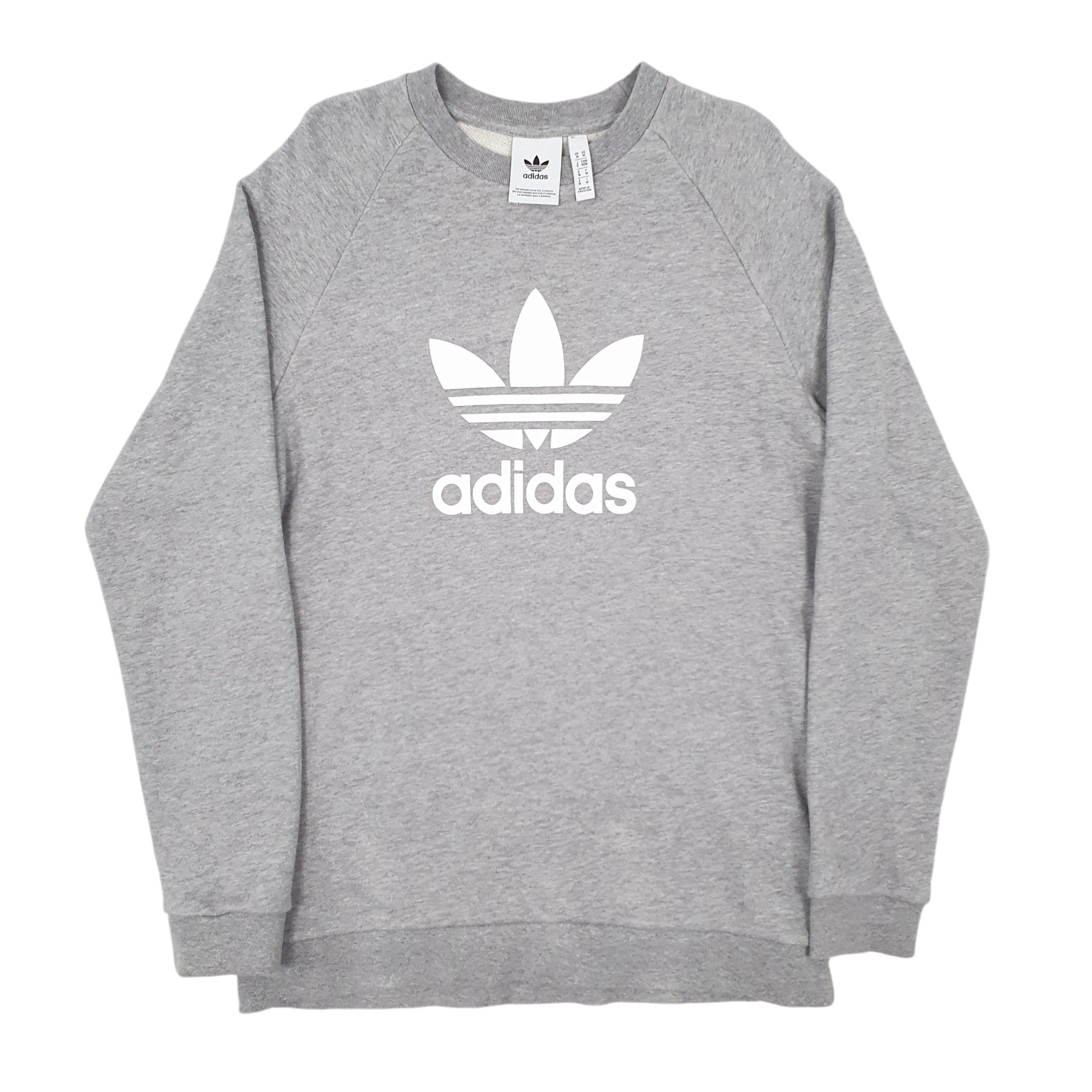 Mens Grey Adidas  Crewneck Jumper