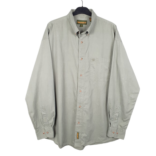 Mens Khaki Timberland  Long Sleeve Shirt