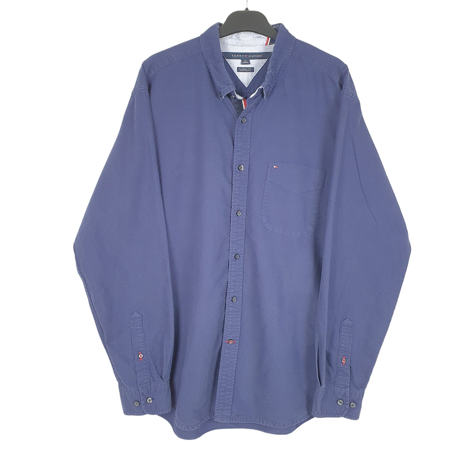 Mens Navy Tommy Hilfiger  Long Sleeve Shirt