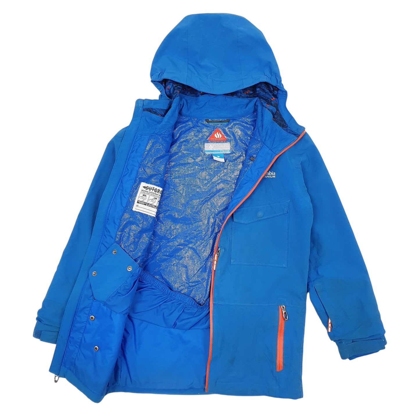 Womens Blue Columbia Sportswear Company Titanium  Coat